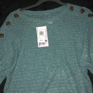 Aqua sweater by Jolt